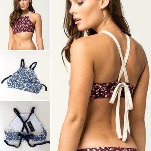 Tavik Liberty Halter Top In Paradise Sea Blue